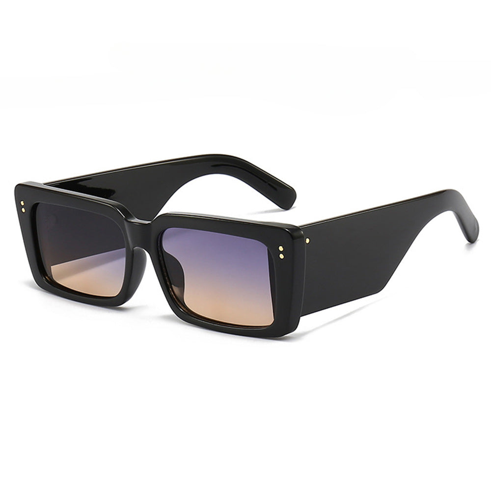 Wholesale Big Frame Square Thick Leg PC Sunglasses